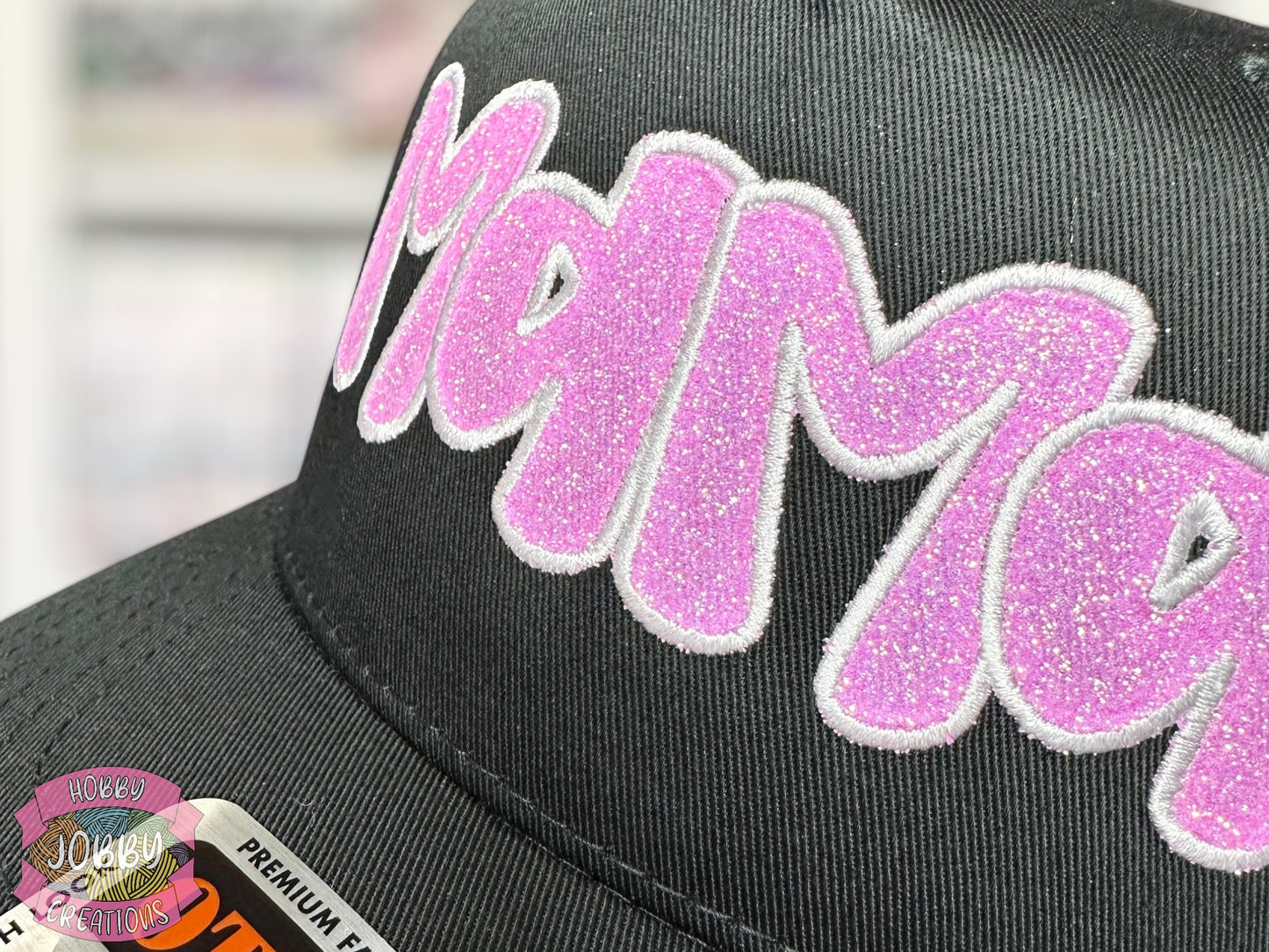 MAMA Applique Hat Compatible Embroidery Design (Digital Download)