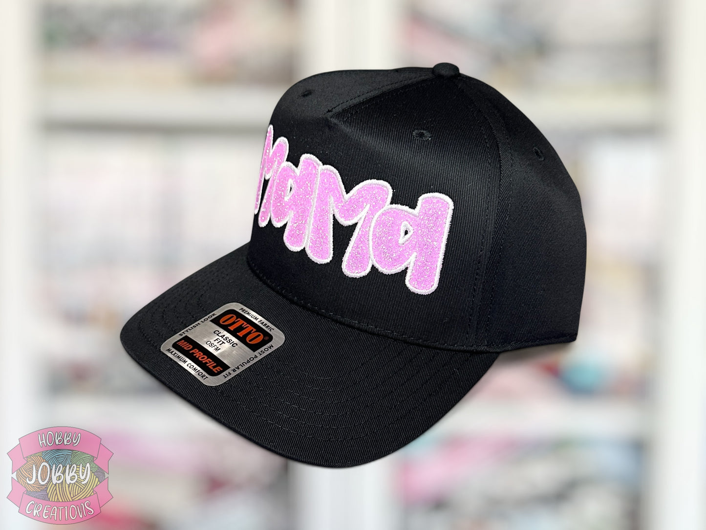 MAMA Applique Hat Compatible Embroidery Design (Digital Download)