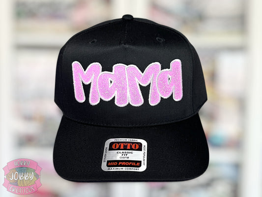 Custom Mama Applique Embroidered Hat