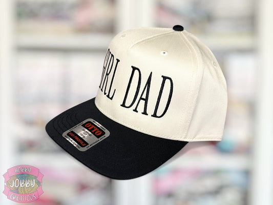 Custom GIRL DAD Embroidered Hat