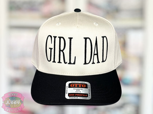 Custom GIRL DAD Embroidered Hat