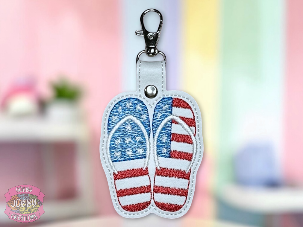 USA Flops Keychain