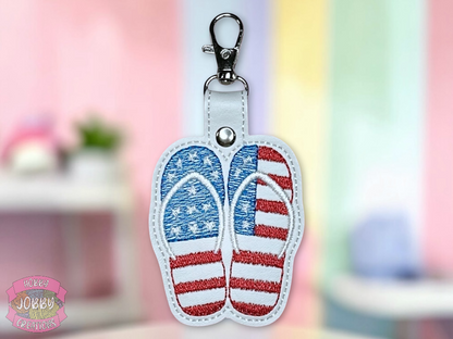 USA Flops Keychain