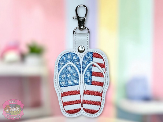USA Flops Keychain