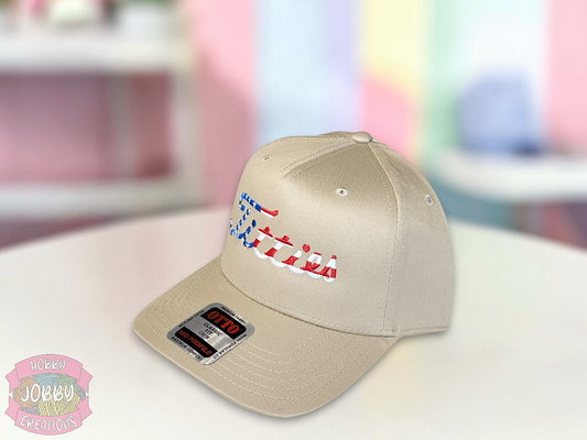 Patriotic Titties Embroidered Hat