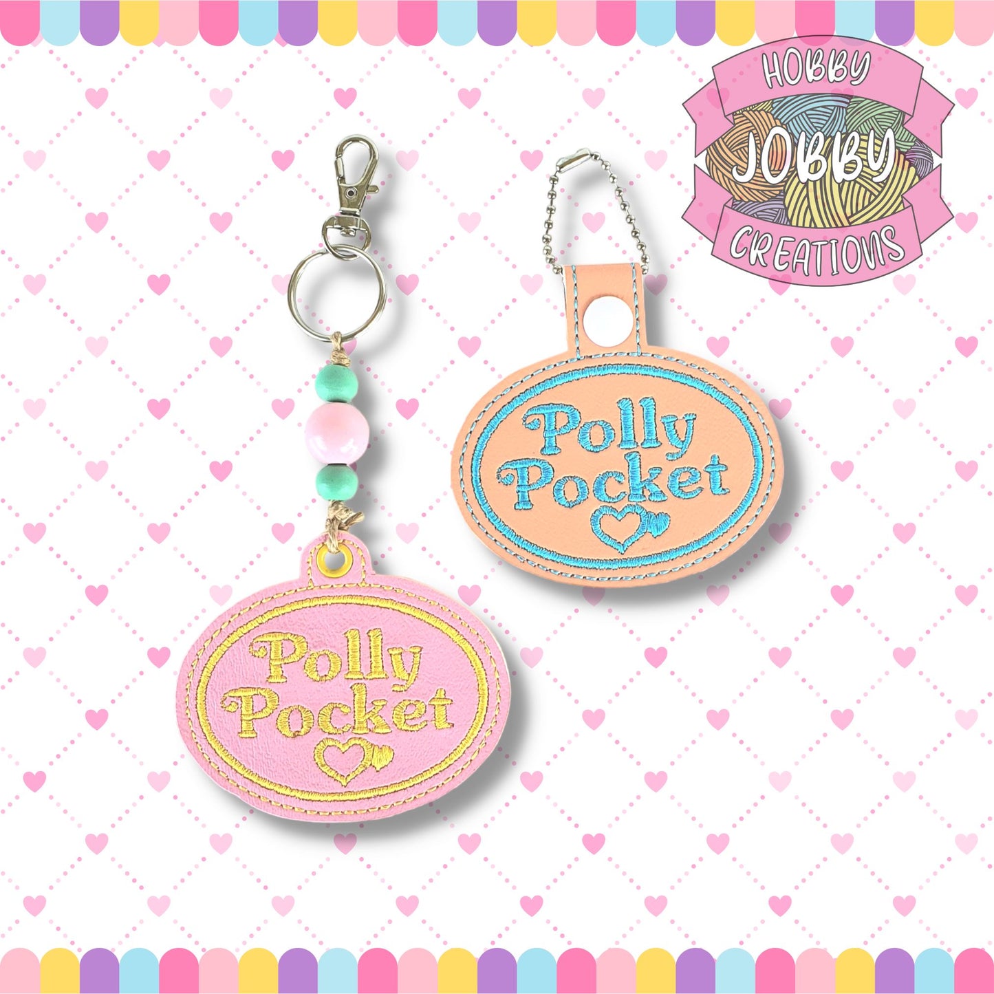 Pocket Girl Snap Tab / Eyelet Digital Embroidery Design
