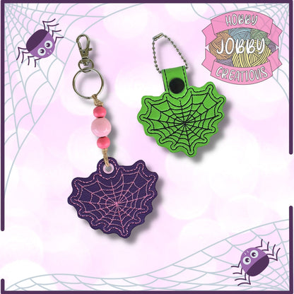 Heart Web Snap Tab / Eyelet Digital Embroidery Design