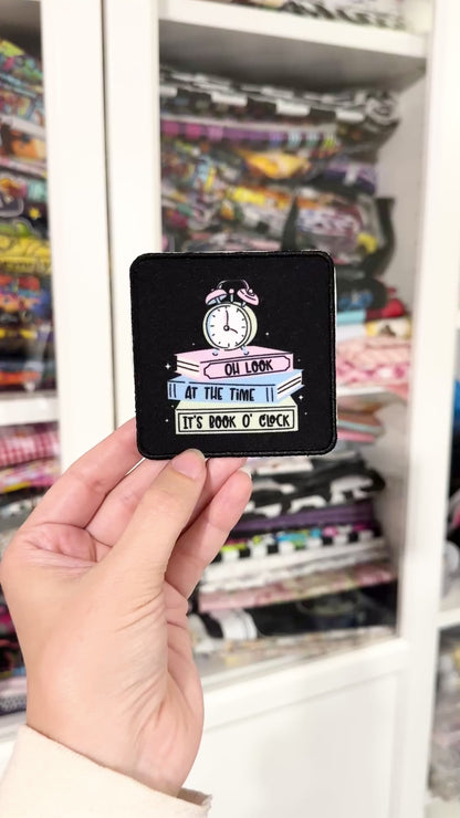 Book O’ Clock Graphic Patch