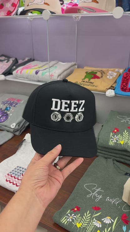 Deez Embroidered Hat