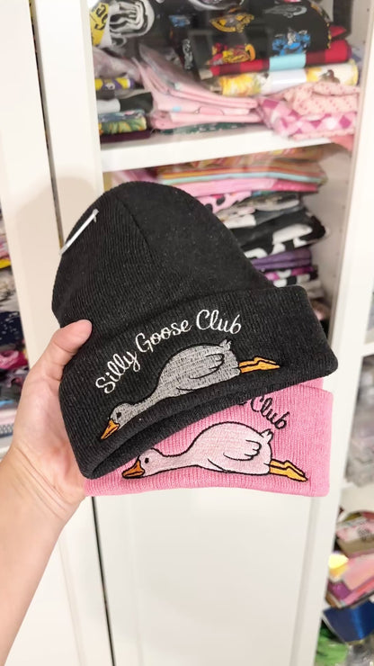 Silly Goose Club Embroidered Beanie